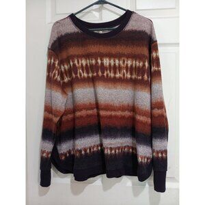Les Serein Long Sleeve Multicolored boho Blouse XXL